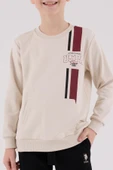 U.S. Polo Assn. Erkek Çocuk Eşofman Takımı Bej thumbnail 2