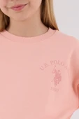 U.S. Polo Assn. Kız Çocuk Eşofman Takımı Açık Somon thumbnail 6