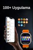 HK11 Ultra3 Yeni Nesil Chat Bot Destekli Yeni Özelliklere Sahip 49mm Amoled Ekran Akıllı Saat thumbnail 6
