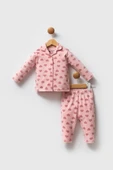U.S. Polo Assn. Kız Bebek Gömlek Pijama Açık Pembe - 1