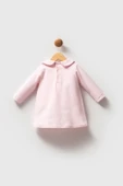 U.S. Polo Assn. Kız Bebek Pike Elbise Pembe thumbnail 2
