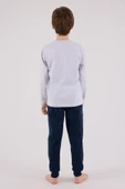 U.S. Polo Assn. Erkek ÇocukUzun Kol Pijama Takım Kar Melanj - 3