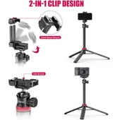Ulanzi MT-44 Uzatılabilir Vlog Tripod Siyah - 5