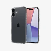 Spigen iPhone 16 Plus ile Uyumlu Kılıf Crystal Hybrid Crystal Clear - 3