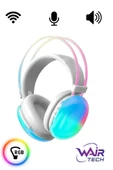 Kablosuz Oyuncu Kulaklığı 7.1 Full Rgb Işıklı Stereo Profesyonel Ses Kulaküstü Mikrofonlu Gaming thumbnail 1