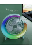 Renkli Masaüstü Fanı Yüksek Kalite Fan Hissi Ledli - 2