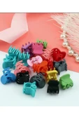 Kırılmaz Renkli Minik Mandal Toka Saç Aksesuarı 30 Adet - 1