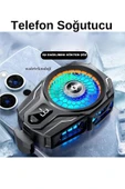 SL-16 PUBG Derece Göstergeli Radyatörlü Aliminyum Manyetik Hızlı Soğutma Özellikli Telefon Soğutucu - 2
