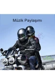 Q58 Max Dijital Ekranlı Kablosuz Motosiklet Kaskı İnterkom Çift Sürücü İletişimi 500m Stereo Mp3/FM - 3