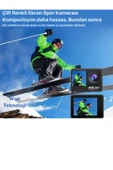 4K Ultra HD Wifi Aksiyon Kamera Su Geçirmez Aksiyon Kamerası thumbnail 5