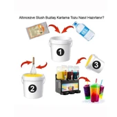 Altıncezve Ice Slush Karlı Buzlu Karlama Tozu Buzlaş | Üzüm 1.250 Gr - 10 L thumbnail 3