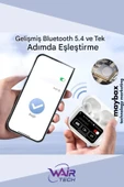 3.nesil Pro Dokunmatik Ekranlı Anc&enc Bluetooth 5.4 Kulakiçi Silikonlu Kulaklık Ios Android Uyumlu thumbnail 3