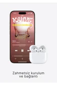 Yeni Seri Air.pods 4.Nesil Bluetooth Kulak İçi Kulaklık ANC Tüm cihazlara Uyumlu - 5