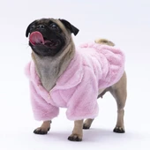 Pawstar Pembe Paris Küçük Irk Köpek Ceketi thumbnail 3