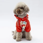 Pawstar Ottawa Polarlı Su Geçirmez Küçük Irk Köpek Yağmurluğu - 5