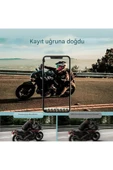 Bluetooth 5.3 Motosiklet Kask Kulaklık & DVR Kameralı WiFi App Su Geçirmez 2000 mAh 5.3 Su Geçirmez - 3