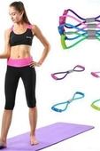 Pilates ve Yoga Egzersiz Lastiği – Jimnastik, Spor ve Kondisyon Direnç Bandı thumbnail 1