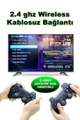 Atari 2.4g Kablosuz Çift Kol Retro Oyunlar 4k Game Stick 20000 Oyun Game Stick thumbnail 5
