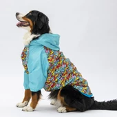 Pawstar Hollywood Polarlı Su Geçirmez Orta-Büyük Irk Köpek Yağmurluğu thumbnail 3