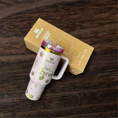 Stanley Quencher Termos x Stitch Pembe 1.18 Lt. Pipetli thumbnail 1