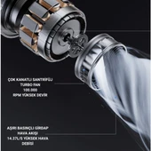 Polham 130W 20.000PA 7800Mah Şarjlı Profesyonel Araç Süpürgesi, Led Işıklı Oto Süpürge ve Üfleme Makinası thumbnail 7