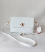 252ES458 Model Sarach Marka Beyaz Renk Omuz Çantası - 1