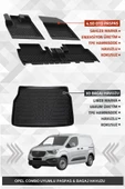 Sahler Opel Combo E 2019+ Uyumlu 4.5D Premium Havuzlu Oto Paspas ve Liner Marka 3D Bagaj Havuzu thumbnail 1