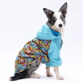 Pawstar Hollywood Polarlı Su Geçirmez Orta-Büyük Irk Köpek Yağmurluğu thumbnail 1