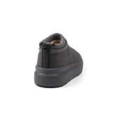 Kadın Füme Süet İçi Kürklü Bot - Kalın Tabanlı, Rahat, Kaymaz, Günlük ve Kışlık thumbnail 5