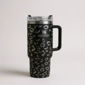 Stanley Quencher Termos Siyah Desenli 1.18 Lt. Pipetli thumbnail 1