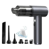 Polham 130W 20.000PA 7800Mah Şarjlı Profesyonel Araç Süpürgesi, Led Işıklı Oto Süpürge ve Üfleme Makinası thumbnail 8