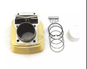 Hsgl Motorsiklet CG125 cc sarı gold  56.5mm Silindir Piston segman Takımı thumbnail 1