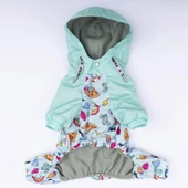 Pawstar Tokyo Polarlı Su Geçirmez Orta-Büyük Irk Köpek Yağmurluk Tulum thumbnail 6