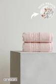2'li Pudra Greek El Havlusu - 50x90 Cm, 225 Gr, %100 Pamuk, Spa Ve Otel Havlusu, Günlük Kullanıma Uygun - 1