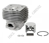 HSGL Husqvarna 288 Uyumlu 54 mm Silindir Piston Seti  Motorlu Testere Yedek Parça thumbnail 2