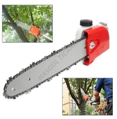 Hsgl Motorlu Tırpan Dal Budama Aparatı 9 DİŞ 28 MM yüksek dallar budama aparatı - 4