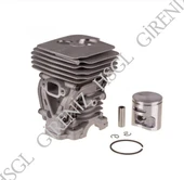 HSGL Husqvarna 445 Uyumlu 42 mm Silindir Piston Seti  Motorlu Testere Yedek Parça thumbnail 2