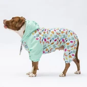 Pawstar Tokyo Polarlı Su Geçirmez Orta-Büyük Irk Köpek Yağmurluk Tulum thumbnail 1