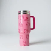 Stanley Quencher Termos x Hello Kitty Pembe 1.18 Lt. Pipetli thumbnail 2
