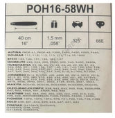 Hsgl Motorlu Testere Makita Uyumlu 3/25 33 Diş Kılavuz 2T yağ Buji Set Makita DCS5430 5520 54300 5200 5430 Modellere uyumlu thumbnail 7