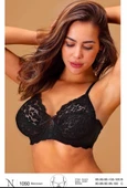 Nurteks 1050 Kadın Balenli Dantelli Toparlayıcı Sütyen thumbnail 2