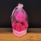 Hediyelik Pembe Tül Kese Ve Ayıcık Tg-53-vice/(1395) 3903 - 1