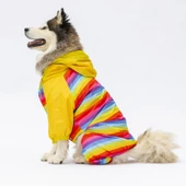 Pawstar Peru Polarlı Su Geçirmez Orta-Büyük Irk Köpek Yağmurluk Tulum - 3
