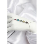 Pirinç Renkli Zirkon Taşlı Model Gümüş Renk Şahmeran - Tj-sn724 Tg-53-vice/(1395) 3996 - 1