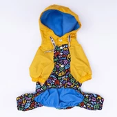 Pawstar Ferrara Polarlı Su Geçirmez Küçük Irk Köpek Yağmurluk Tulum thumbnail 4