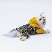 Pawstar Ferrara Polarlı Su Geçirmez Küçük Irk Köpek Yağmurluk Tulum thumbnail 5