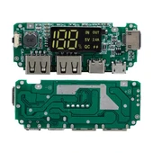 Weko WK-22852 Lityum Pil Powerbank Şarj Modülü Dijital Ekranlı Üç Port 5V-2.4A - 1