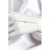 Pirinç Zirkon Taşlı Yonca Model Gümüş Renk Şahmeran - Tj-sn714 Tg-53-vice/(1395) 3986 - 1