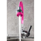 Buffer® Oynar Başlıklı Tasarruflu Kubar Musluk Borusu Ve Başlığı  Pembe thumbnail 8