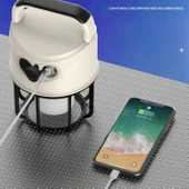 Ps-22025 Çift Işıklı Type-c Powerbank Özellikli Taşınabilir Şarj Edilebilir Kamp Lambası Tg-53-vice/(1395) 4009 thumbnail 2